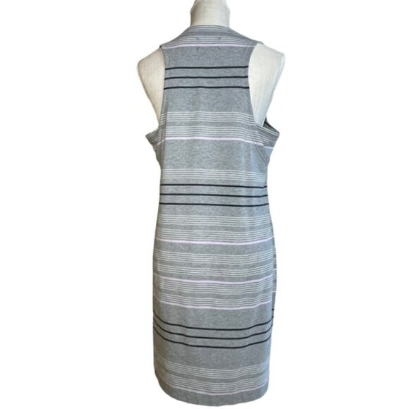 LOU & GREY Striped Sleeveless Tank Dress - Size Large - Picture 4 of 7